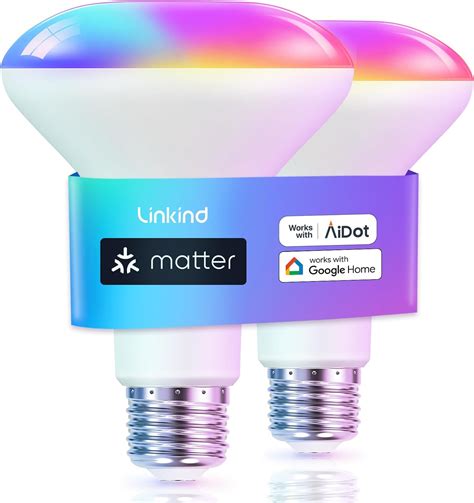 linkind bulb|Linkind Matter Smart RGBTW Bulb, Smart Light Bulbs Work with .